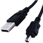 Cabo USB tipo AM/BM-Mini 4 Pinos (Camera Digital)